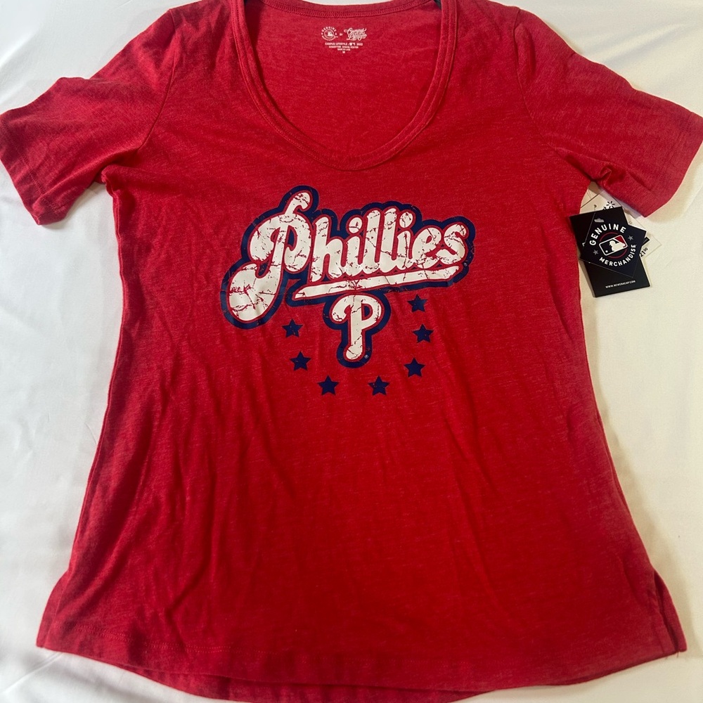 NWT Phillies Women's Scoop Neck Tee
